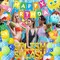 Summer Birthday Party Decorations with Balloons, Banner, Toppers, Foil Balloons, and Beach Balls